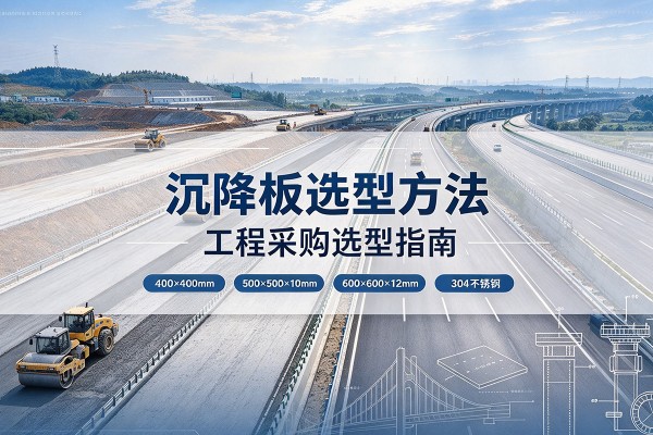 阜平沉降板选择方法
