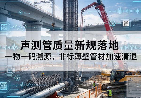 阜平声测管质量新规落地，一物一码溯源，非标薄壁管材加速清退